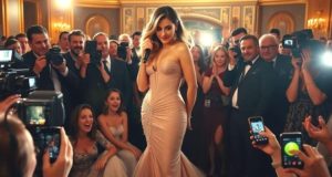 Ödül töreninde şoke eden olay! Silikonları paylayan Lübnanlı şarkıcı neye uğradığını şaşırdı!